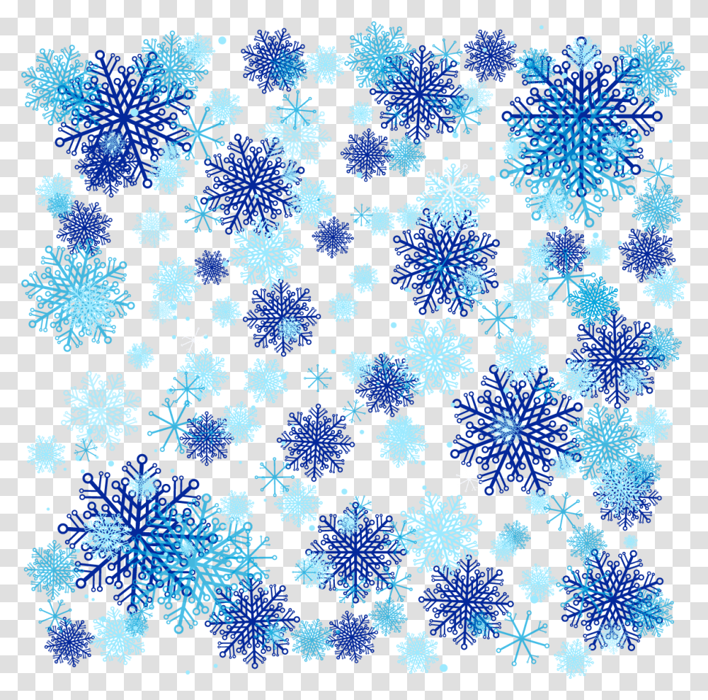 Blue Snowflake Background, Rug, Pattern Transparent Png