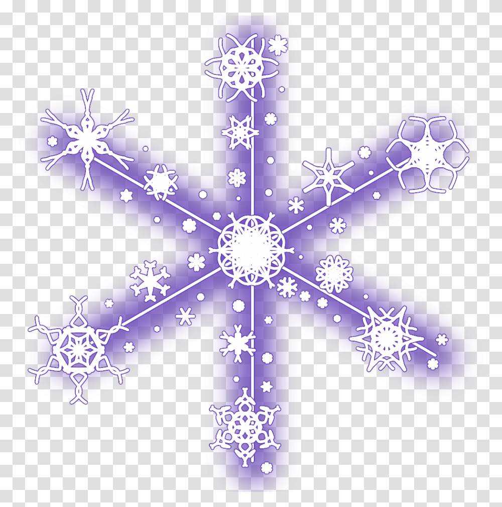 Blue Snowflake, Cross, Purple, Pattern Transparent Png