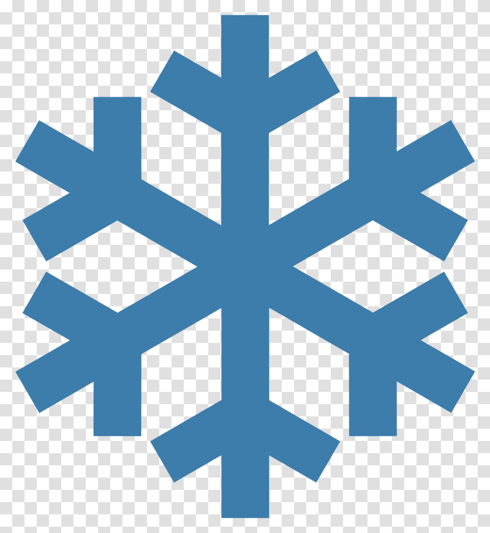 Blue Snowflakes Winterclash 2019, Cross Transparent Png