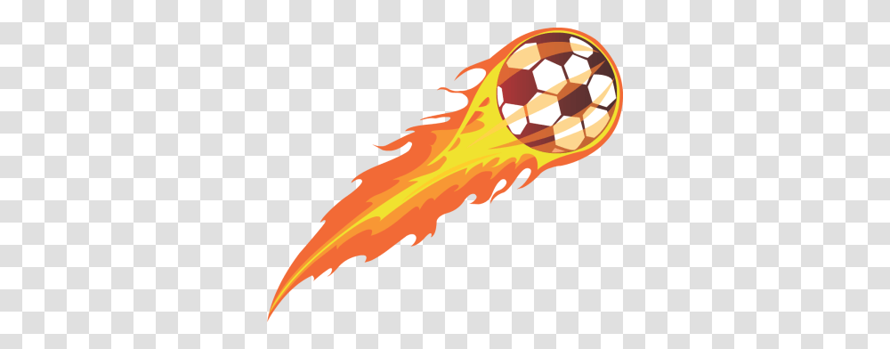Blue Soccer Ball Flaming Soccer Ball Full Size Soccer Ball With Flames, Mountain, Outdoors, Nature, Flare Transparent Png