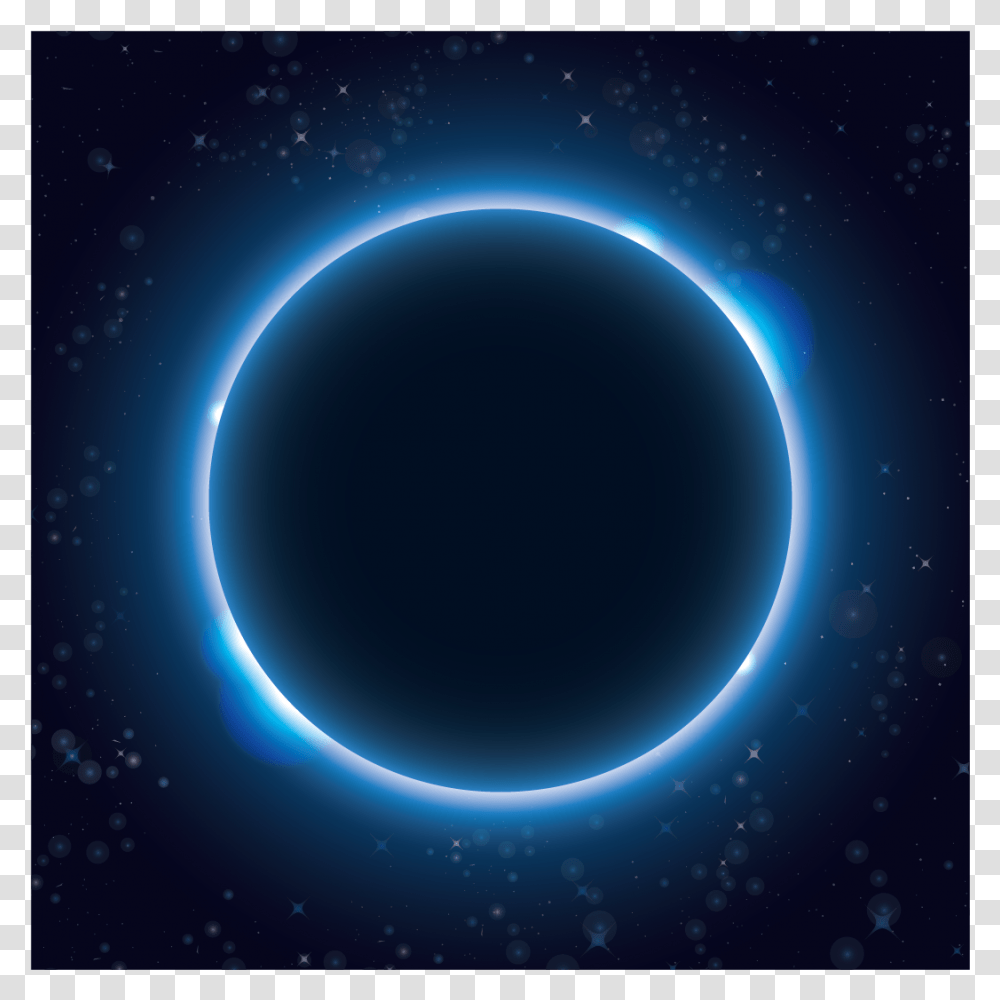 Blue Space Eclipse, Nature, Outdoors, Astronomy, Outer Space Transparent Png