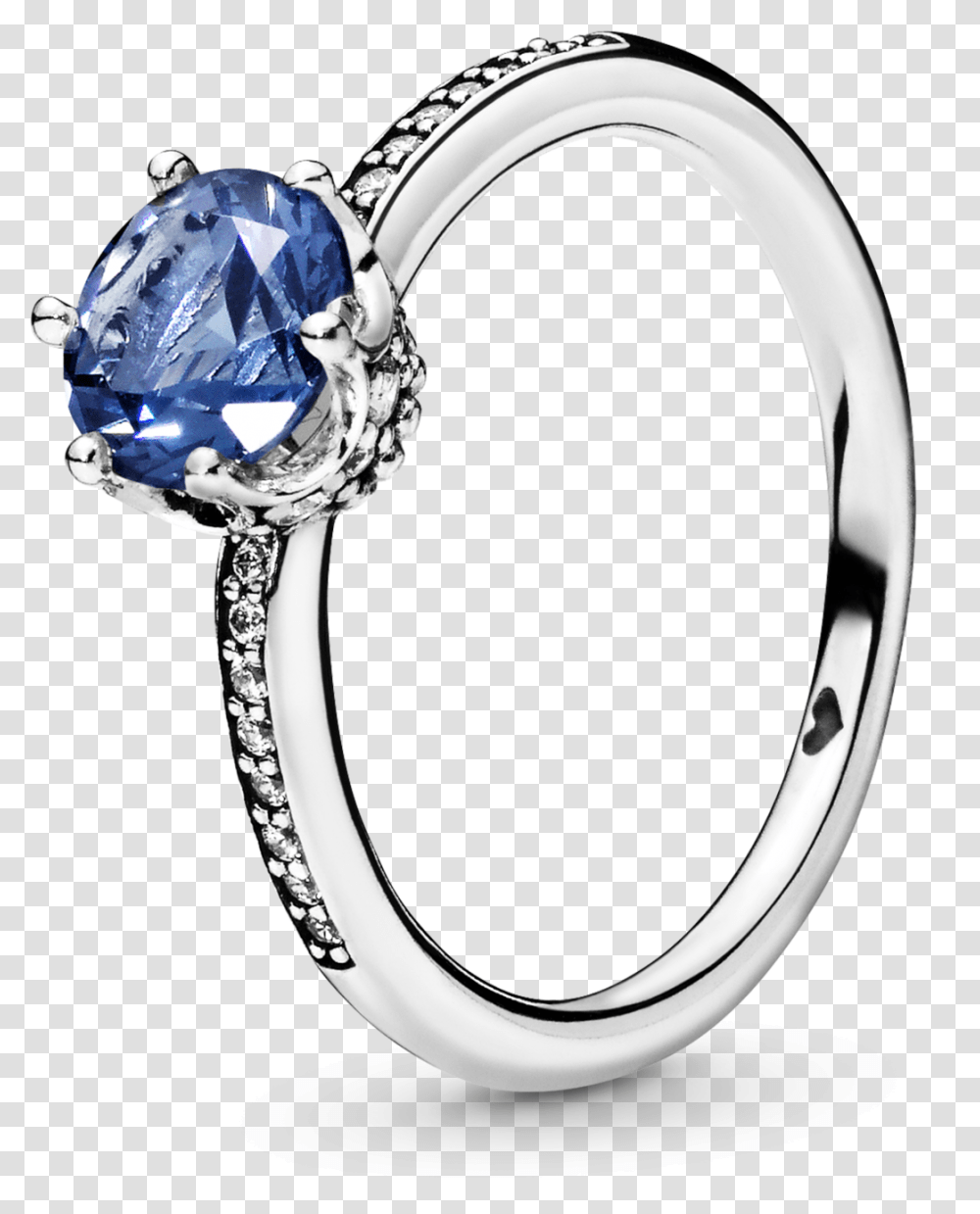 Blue Sparkling Crown Ring Pandora, Accessories, Accessory, Jewelry, Gemstone Transparent Png