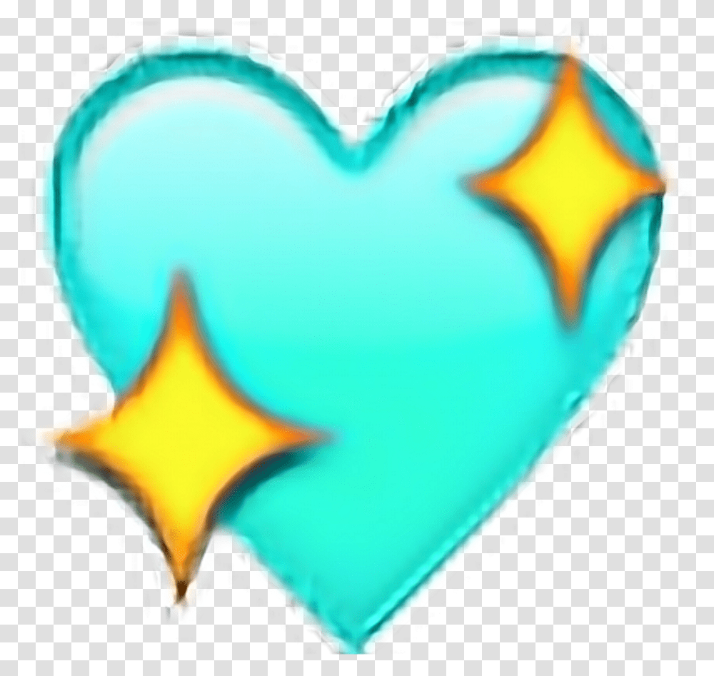 Blue Sparkly Heart Emoji, Plectrum, Balloon, Cushion, Pillow Transparent Png
