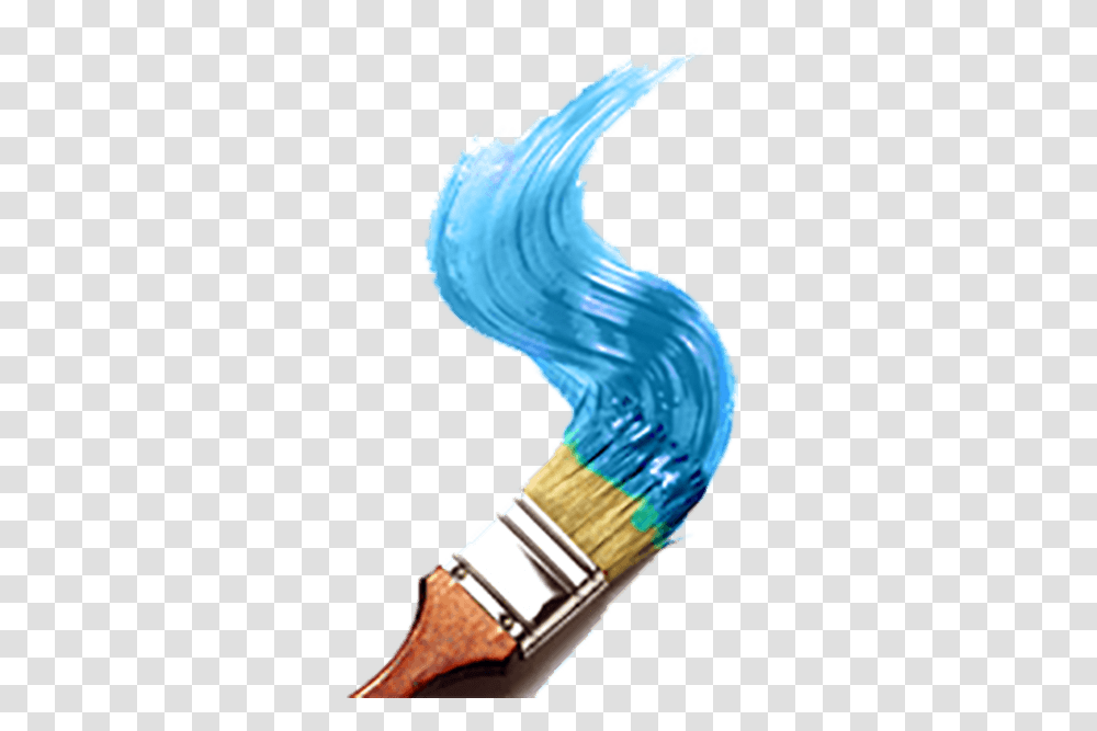 Blue Spiral Brush, Tool, Toothbrush Transparent Png