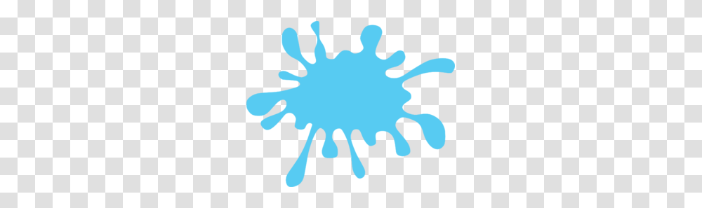 Blue Splat, Snowflake, Stencil Transparent Png