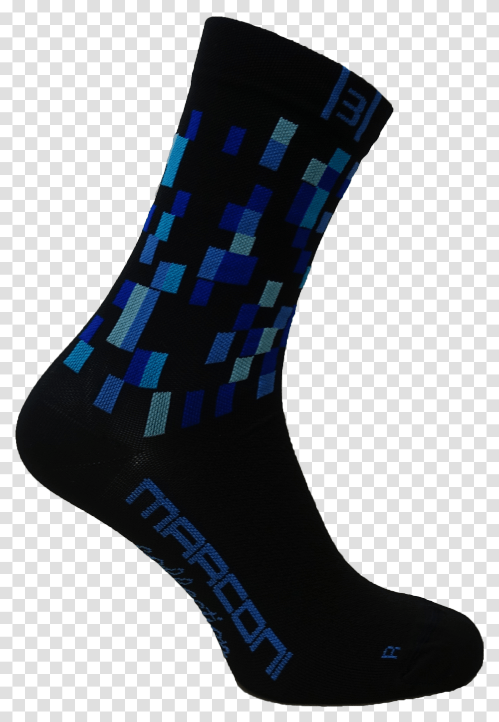 Blue Square Sock, Clothing, Apparel, Footwear, Shoe Transparent Png