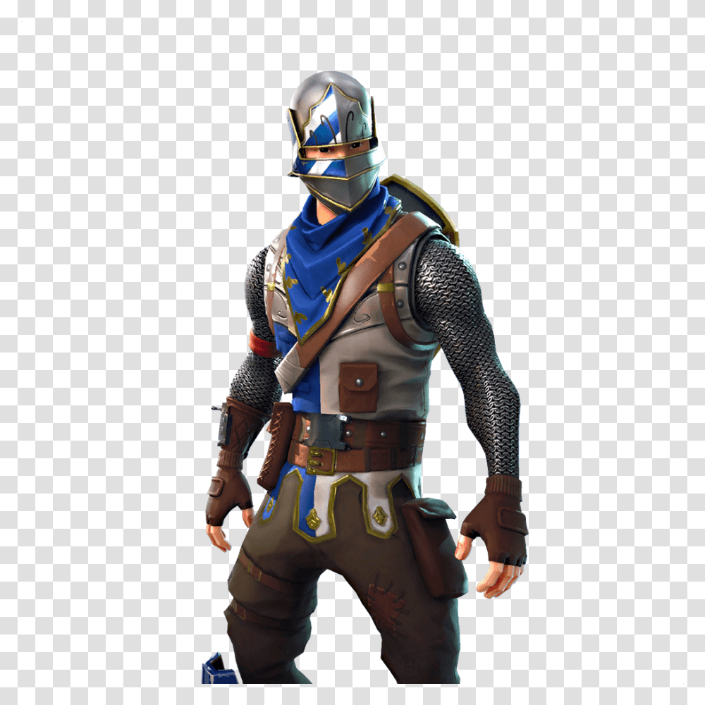 Blue Squire Outfit Featured Image Blue Squire Fortnite Skin, Costume, Helmet, Person Transparent Png