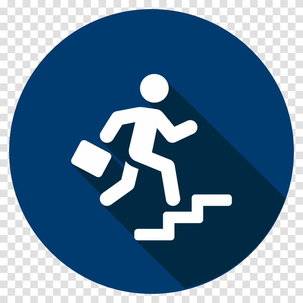 Blue Stairs Icon Character Reference Icon Blue, Recycling Symbol, Person, Human Transparent Png