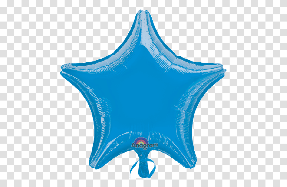 Blue Star Blue Star Balloon, Axe, Tool, Sea Life, Animal Transparent Png