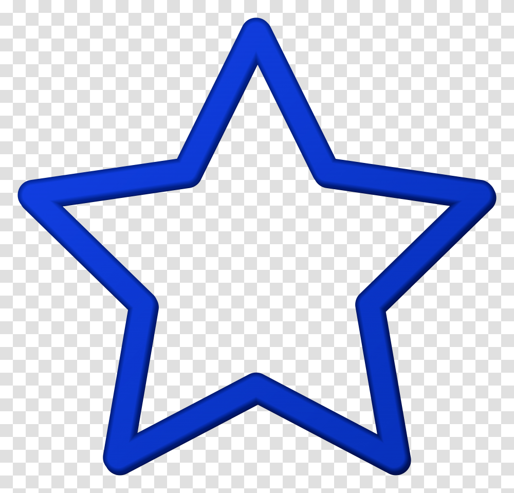 Blue Star Border Frame Clip, Mailbox, Letterbox, Star Symbol Transparent Png