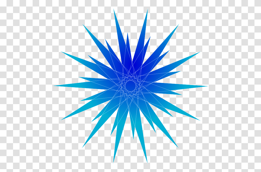 Blue Star Burst Clip Art, Pattern, Ornament, Fractal Transparent Png