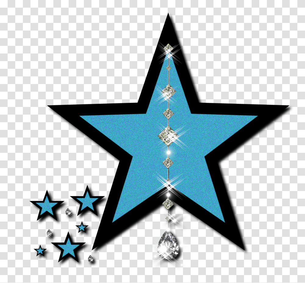 Blue Star Clip Art, Cross, Star Symbol Transparent Png