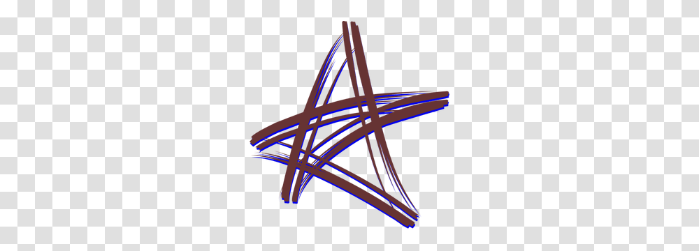 Blue Star Clip Art Free, Star Symbol, Bow, Crib Transparent Png