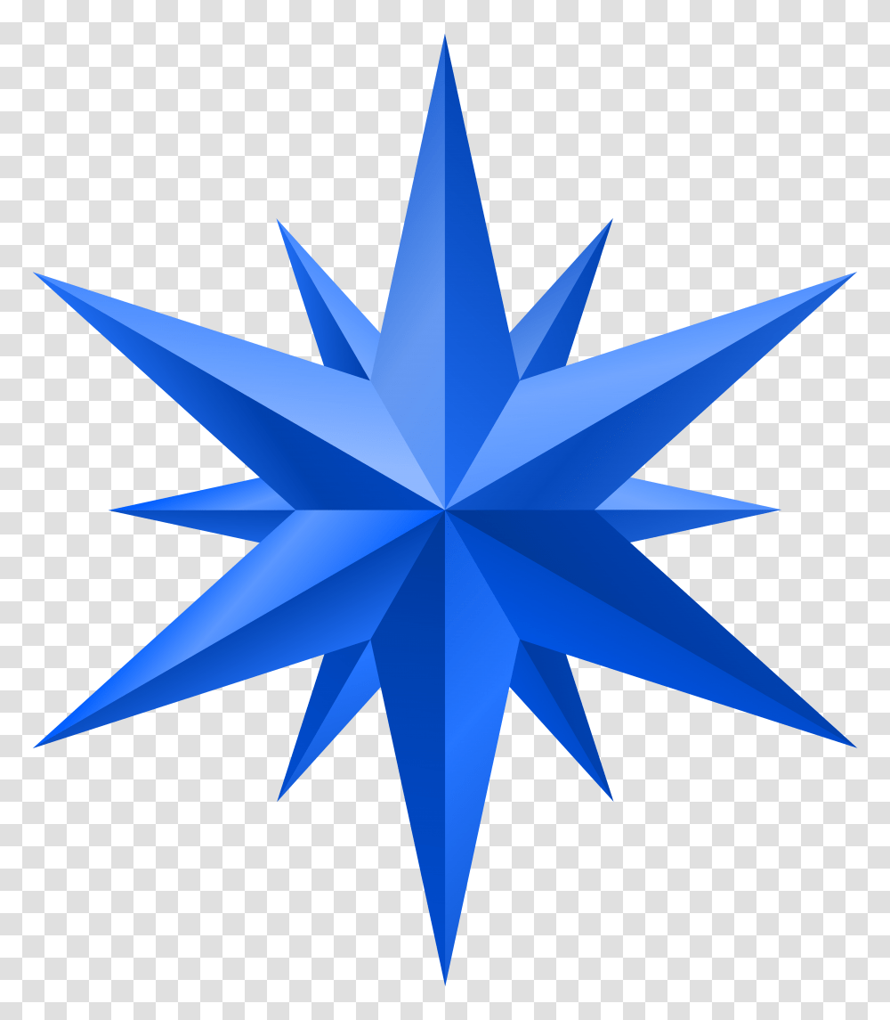 Blue Star Clip Art Gallery Yopriceville, Star Symbol, Snowflake Transparent Png