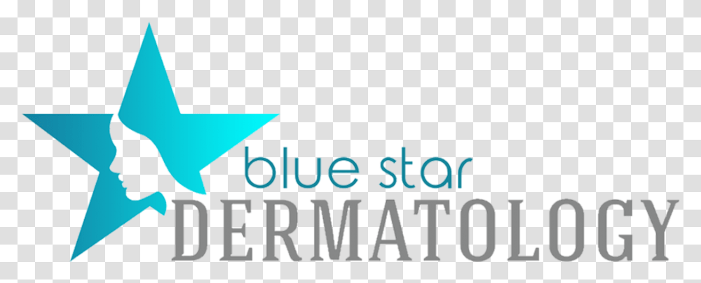 Blue Star Dermatology Dermatologist Dallas Tx Frisco Graphic Design, Text, Logo, Symbol, Trademark Transparent Png