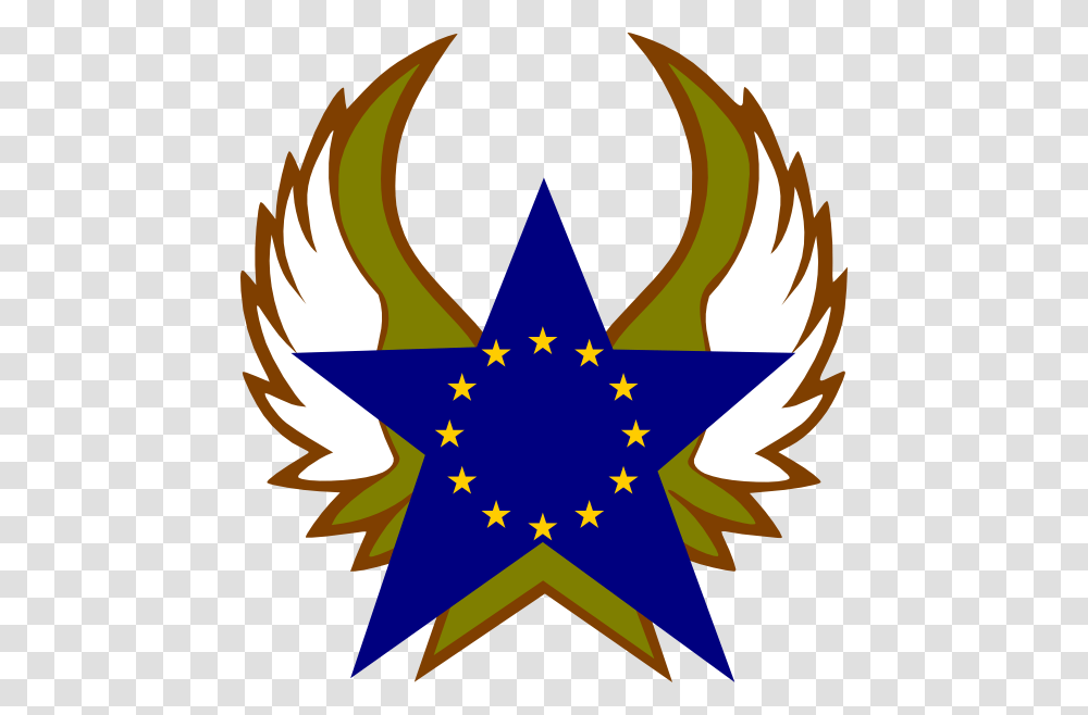 Blue Star With Gold Stars Svg Clip Arts, Star Symbol, Emblem Transparent Png