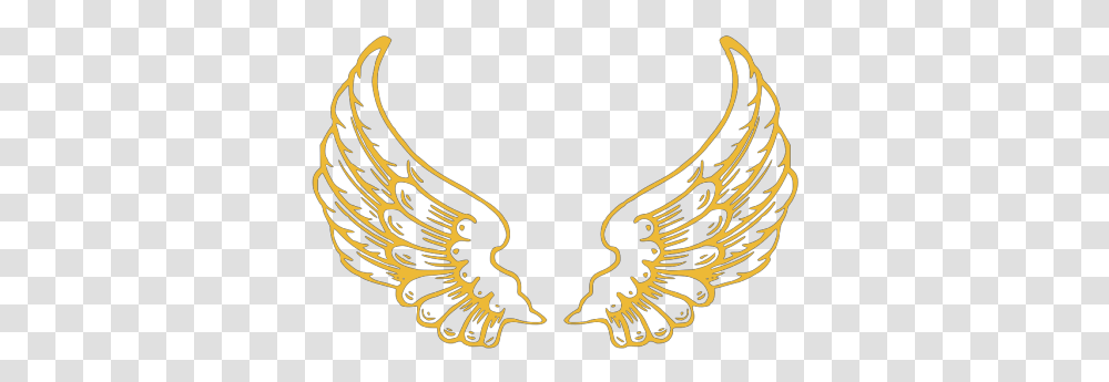 Blue Star With Gold Wings Icons Victorious Secret, Emblem, Logo, Trademark Transparent Png