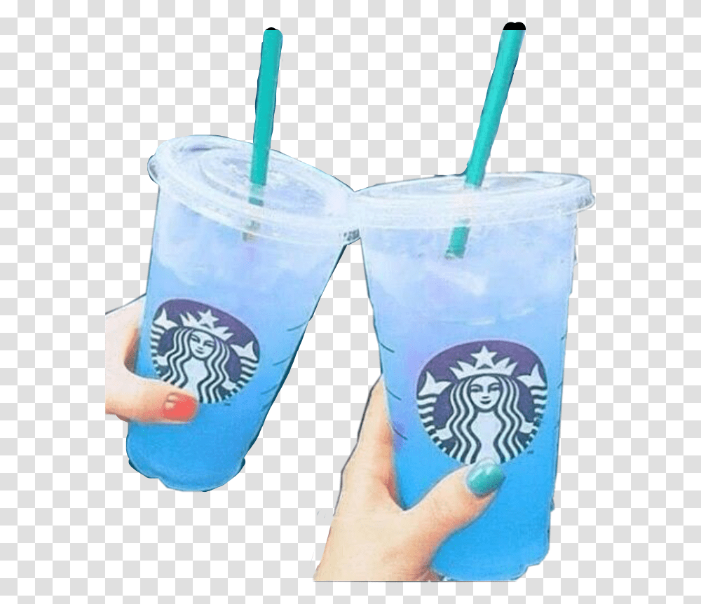 Blue Starbucks Drink Starbucks Blueberry Acai Refresher, Juice, Beverage, Smoothie, Milkshake Transparent Png