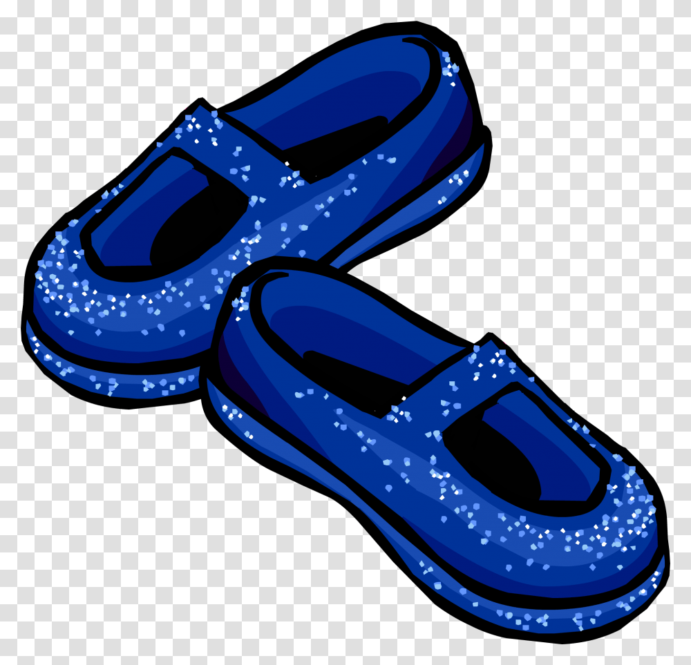 Blue Stardust Slippers Blue Slippers Clip Art, Apparel, Footwear, Sandal Transparent Png