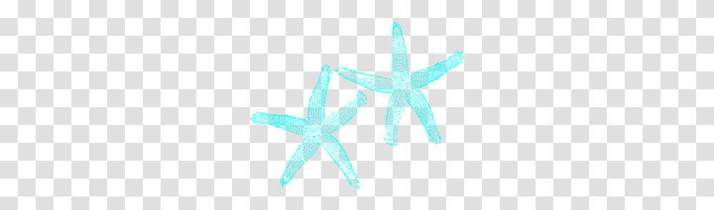 Blue Starfish Cliparts, Cross, Sea Life, Animal Transparent Png