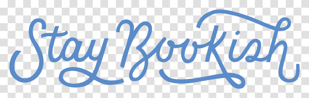 Blue Stay Bookish Calligraphy, Handwriting, Label, Alphabet Transparent Png