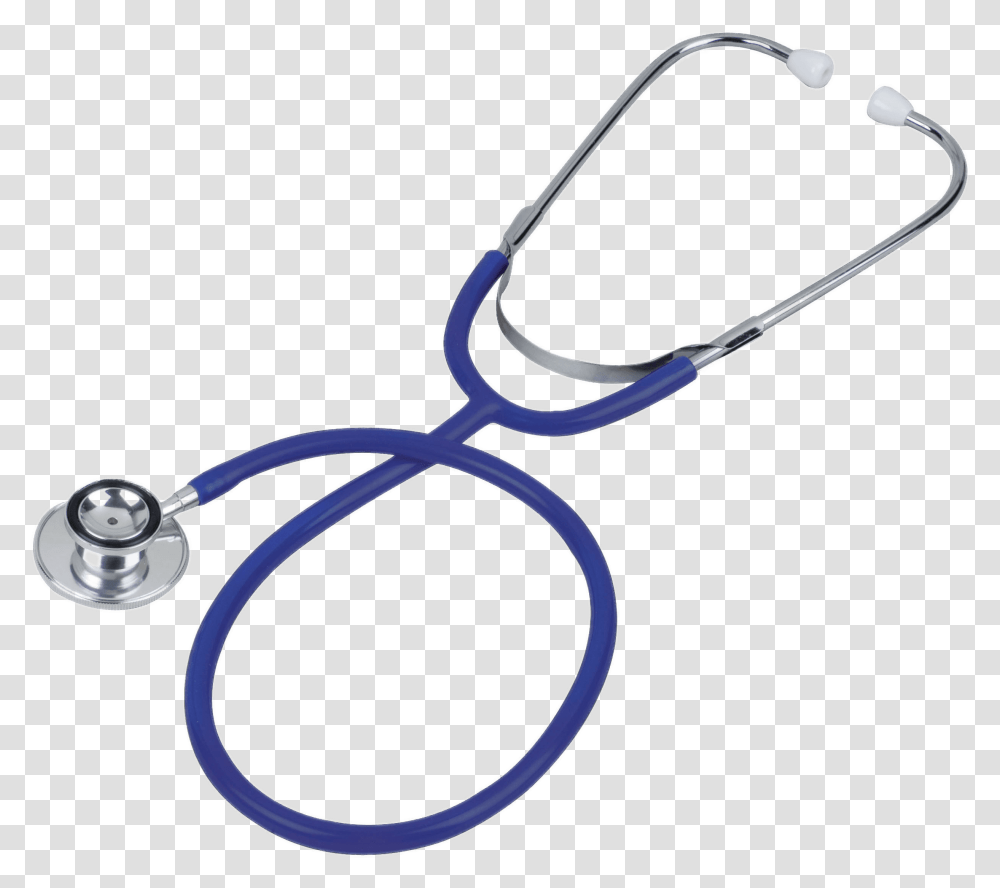 Blue Stethoscope Background Stethoscope, Weapon, Blade, Leash, Appliance Transparent Png