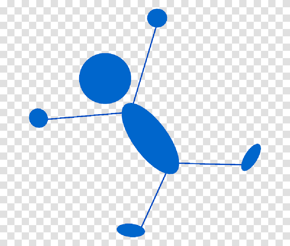 Blue Stick People Man Figure Person Cartoon Stick Figure Lying Down, Balloon, Sphere, Diagram, Network Transparent Png