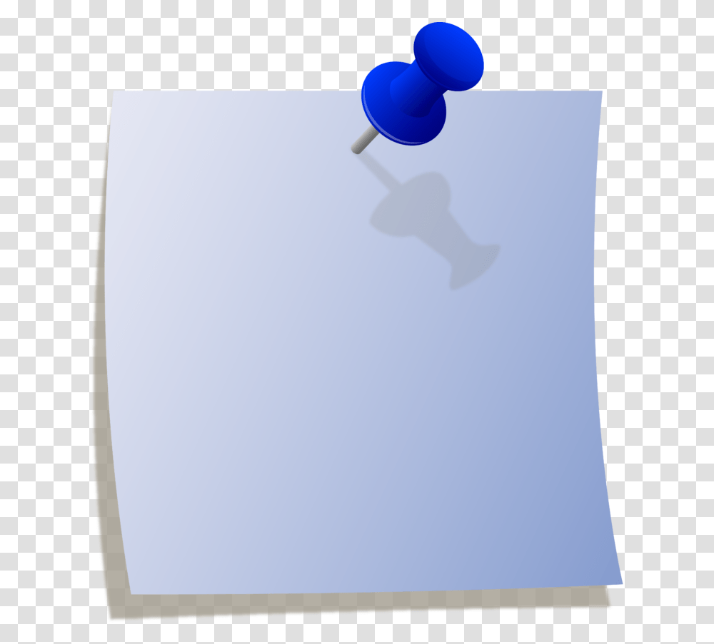 Blue Sticky Notes Clipart, Pin Transparent Png