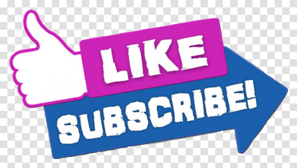 Blue Subscribe Like And Subscribe Logo, Word, Label Transparent Png