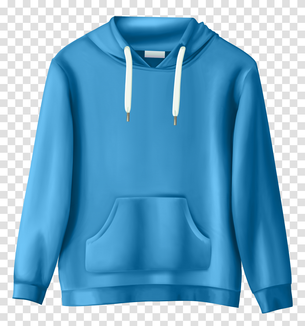 Blue Sweatshirt Clip Art, Apparel, Sweater, Blouse Transparent Png