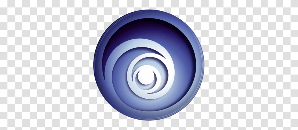 Blue Swirl Circle Logos Ubisoft Icon, Spiral, Coil Transparent Png