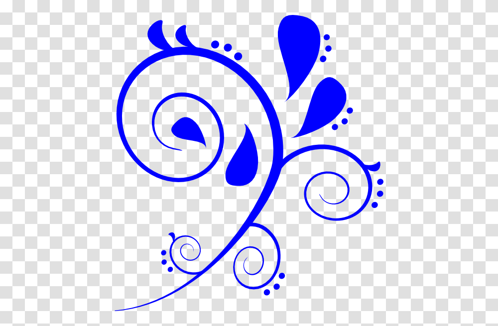 Blue Swirl Clip Art For Web, Floral Design, Pattern Transparent Png