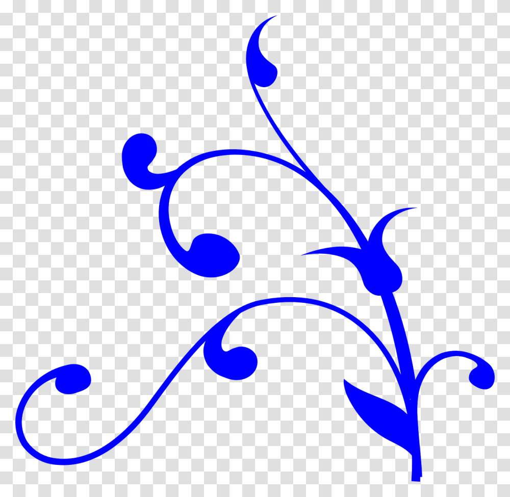 Blue Swirl Clipart, Floral Design, Pattern, Stencil Transparent Png