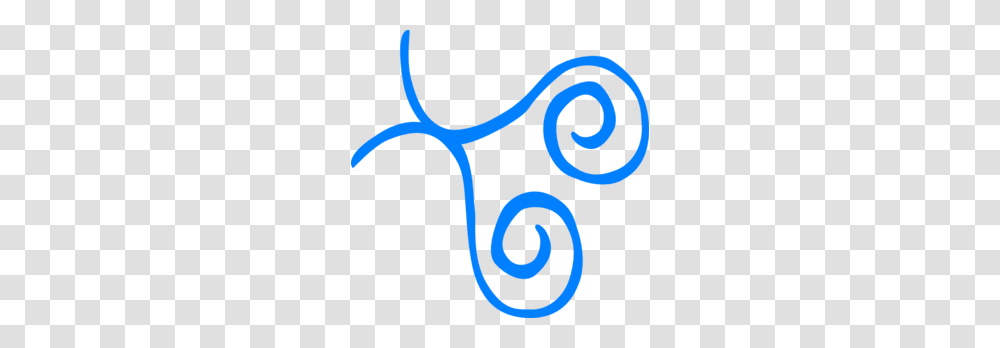 Blue Swirl Frame Bottom Left Corner Clip Art, Alphabet, Number Transparent Png