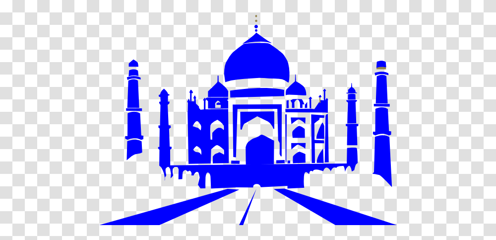 Blue Taj Mahal Clip Art, Dome, Architecture, Building, Mosque Transparent Png