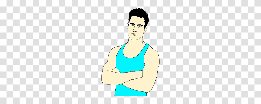 Blue Tank Top Person, Undershirt, Female Transparent Png