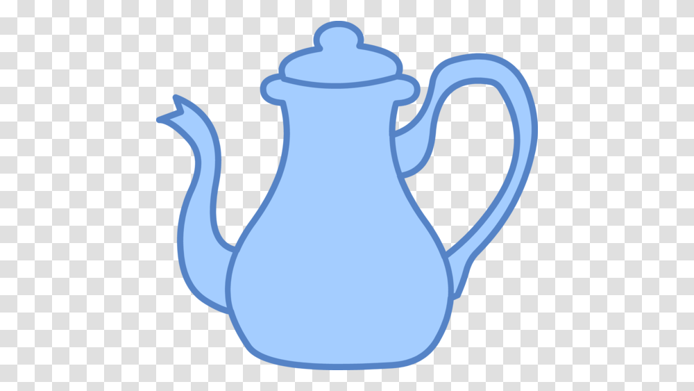Blue Tea Kettle Clipart, Pottery, Teapot, Snowman, Winter Transparent Png