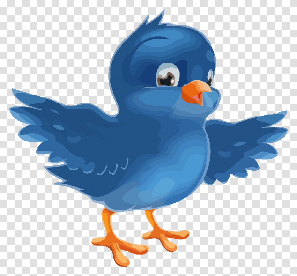 Blue Teal Bird Clipart - Clipartlycom Blue Bird Image Clipart, Animal, Dodo, Beak, Duck Transparent Png