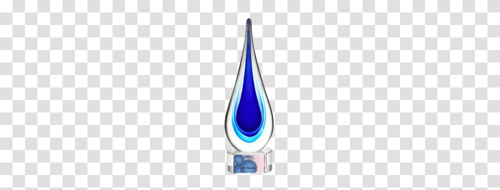 Blue Teardrop Art Glass Award Pinkpurple Crystal Recognition, Building, Metropolis, City Transparent Png