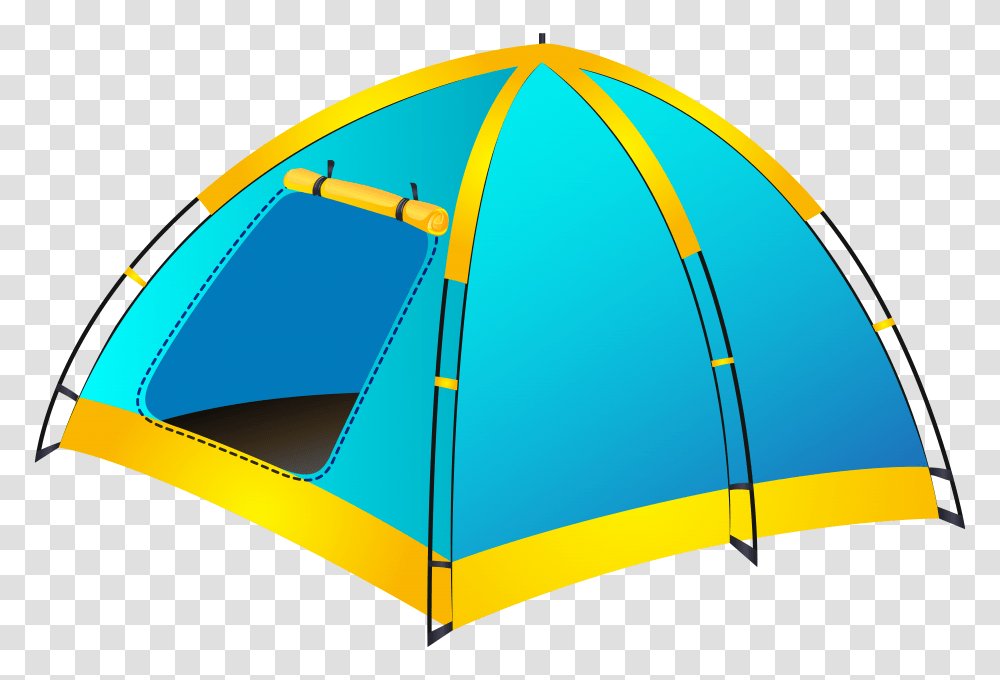 Blue Tent Clip Art, Mountain Tent, Leisure Activities, Camping Transparent Png