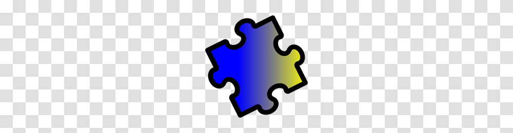 Blue To Yellow Puzzle Piece Clip Art For Web, Jigsaw Puzzle, Game, Axe, Tool Transparent Png