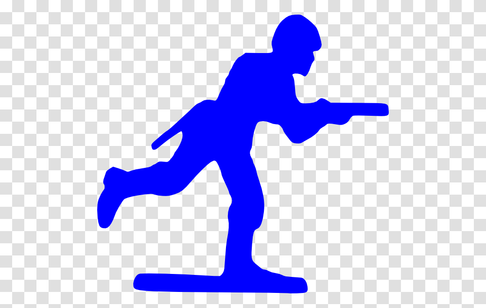 Blue Toy Soldier Clip Arts Download, Person, Human, Silhouette, Handball Transparent Png