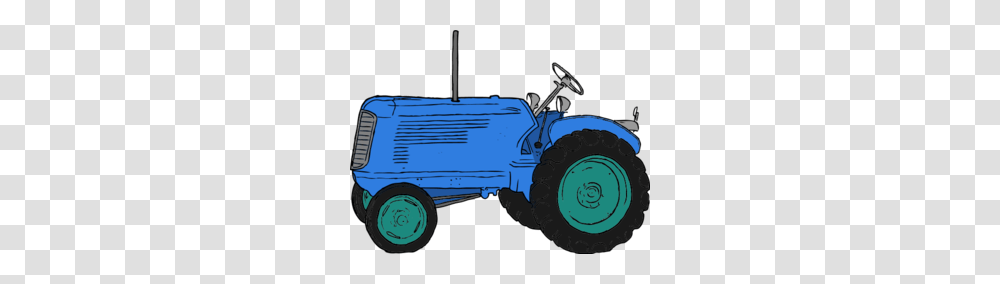 Blue Tractor Clipart Blue Tractor Clip Art Images, Vehicle, Transportation, Truck, Buggy Transparent Png