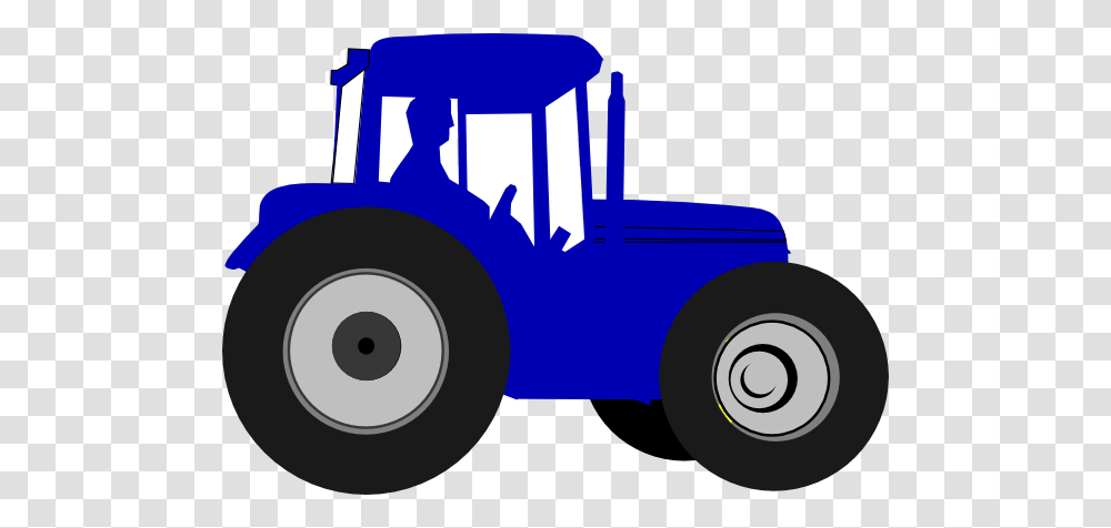 Blue Tractor Clipart, Vehicle, Transportation, Lawn Mower, Tool Transparent Png