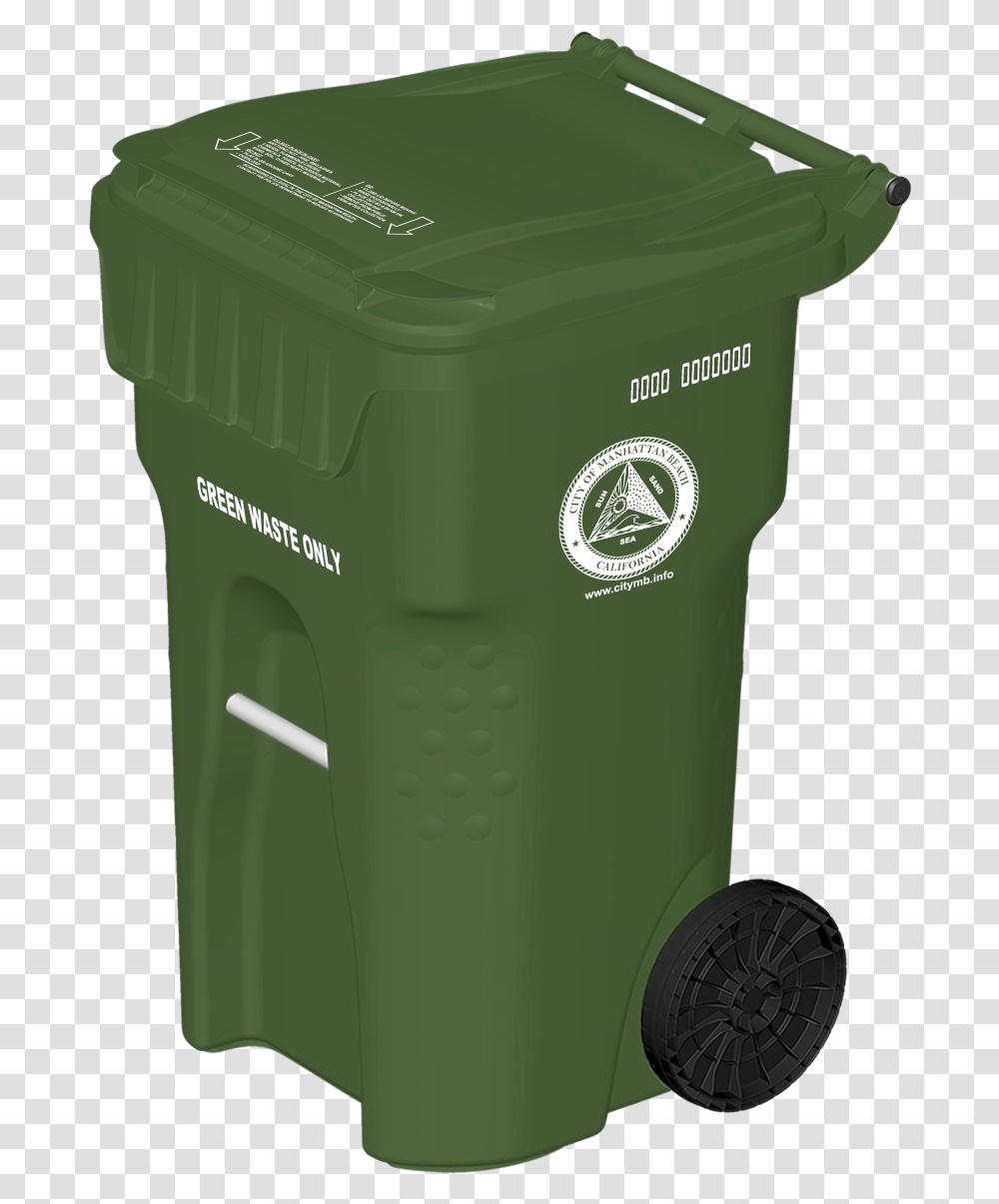 Blue Trash Can, Tin, Mailbox, Letterbox, Green Transparent Png