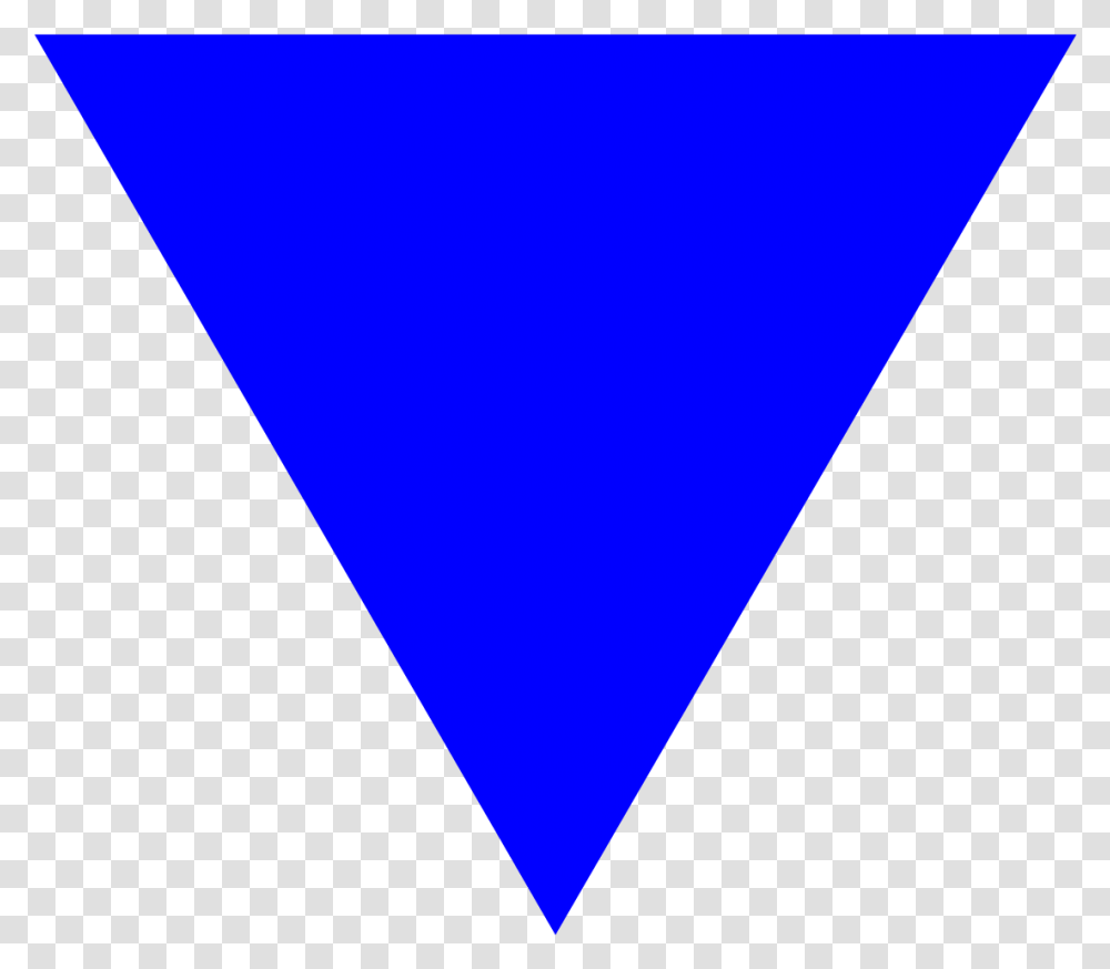 Blue Triangle Blue Inverted Triangle, Plectrum Transparent Png