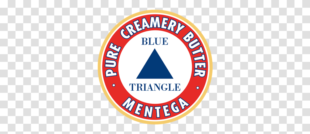 Blue Triangle Butter Free Range, Label, Text, Logo, Symbol Transparent Png