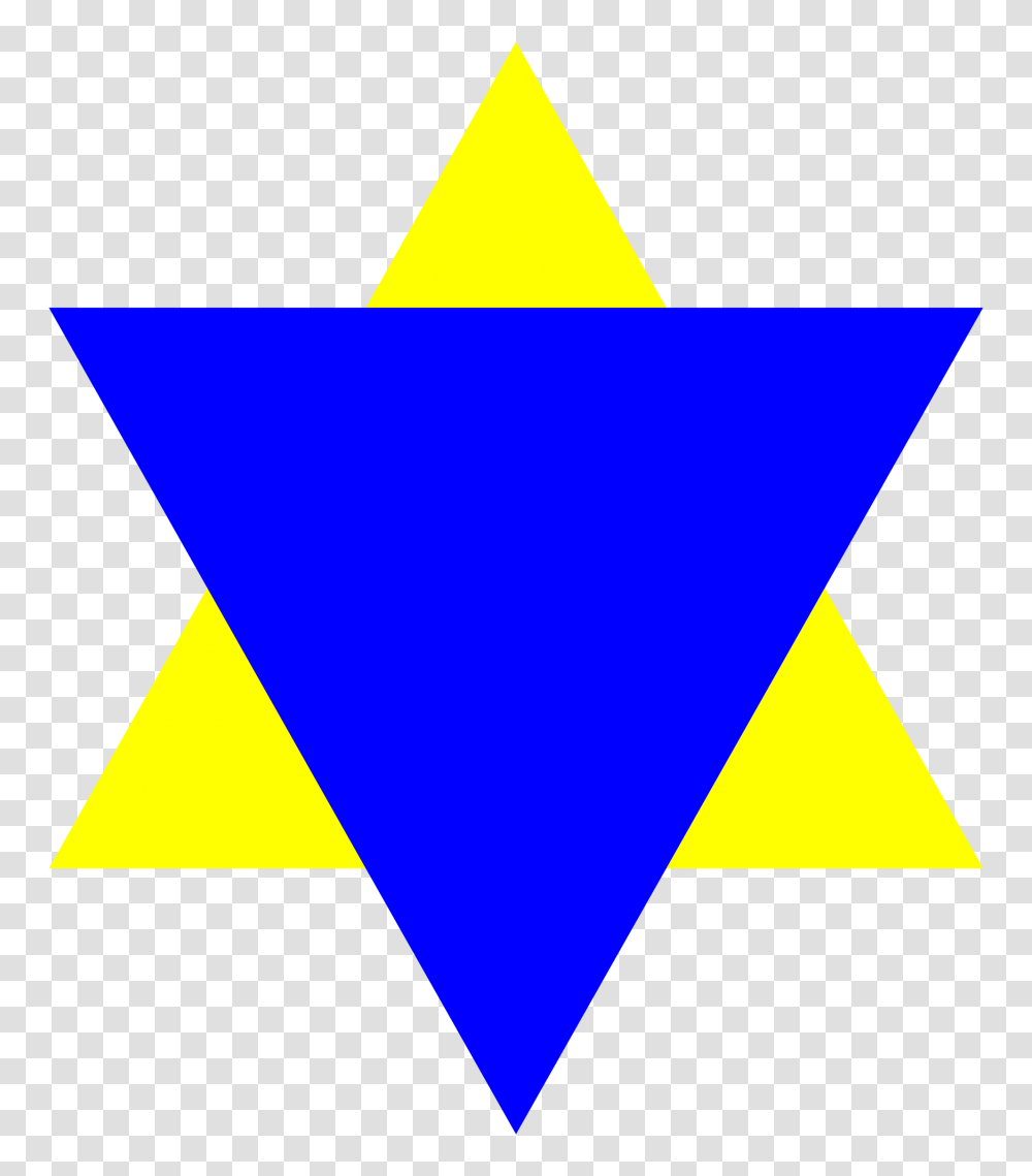 Blue Triangle Jew, Star Symbol Transparent Png