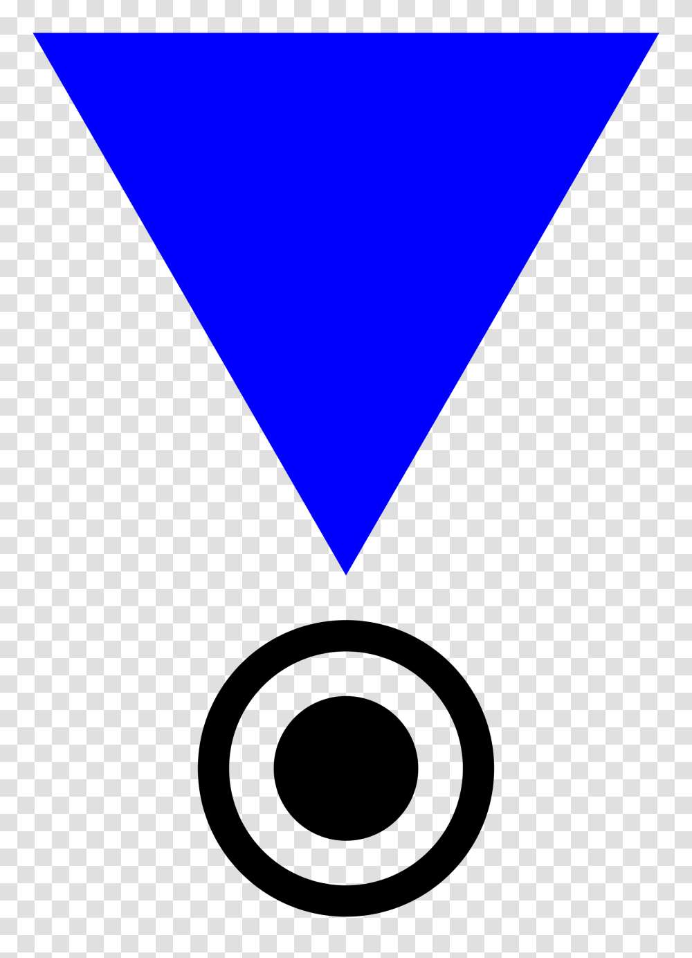Blue Triangle Penal, Plectrum Transparent Png