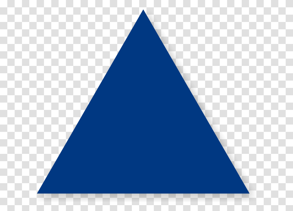 Blue Triangle Triangle Transparent Png